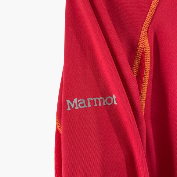 Marmot Red Quarter Zip‎ Lightweight Pullover - Picture 6 of 11